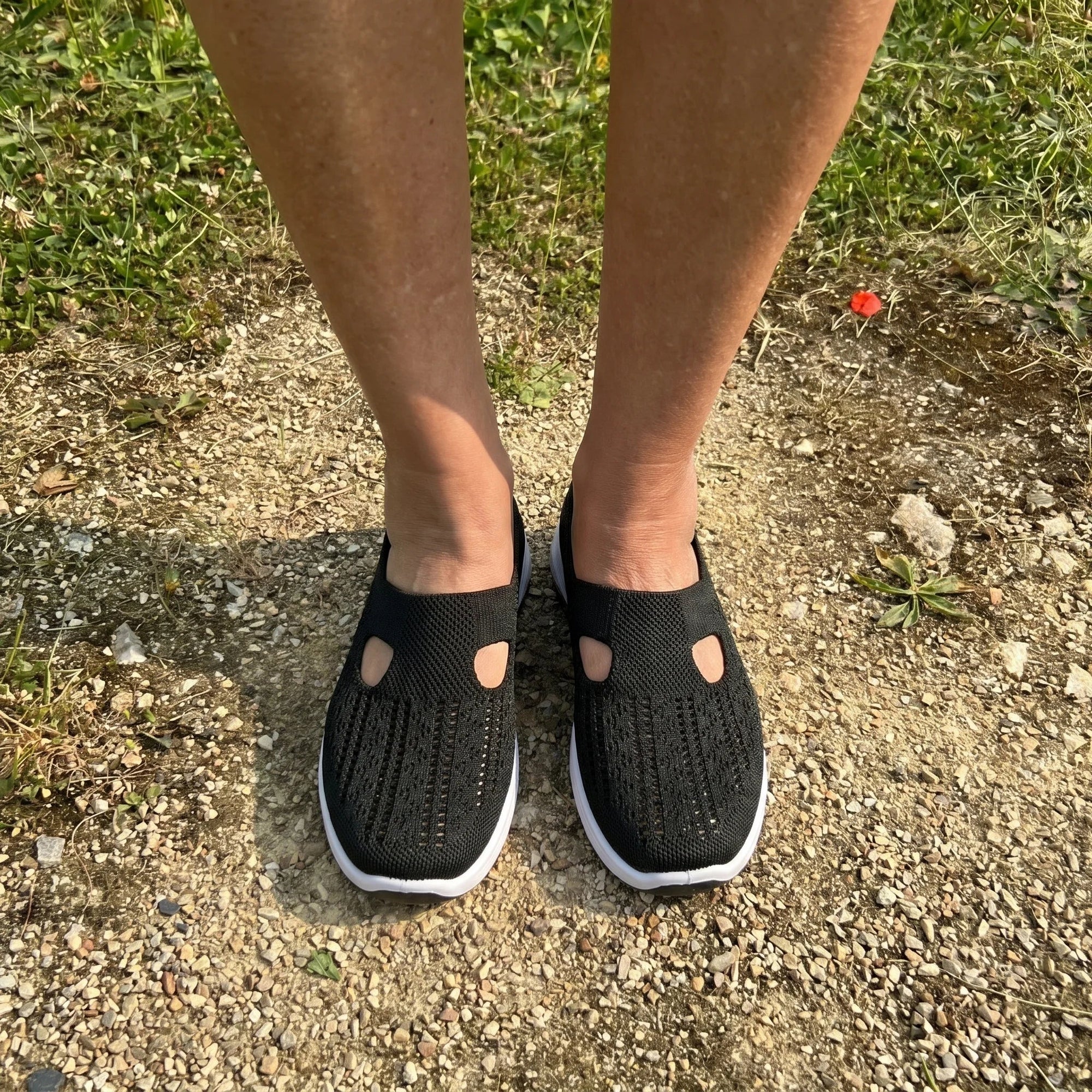 Basket Confortable et Légère Sans Lacets en Maille pour Femme