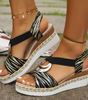 Sandales Confortables à Talon Compensé pour Femmes