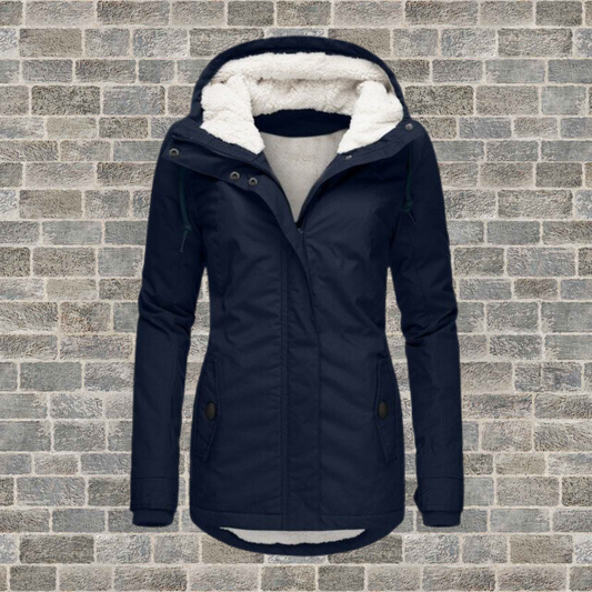Manteau d'Hiver avec Capuche pour Femmes