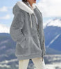Veste Polaire Oversize à Capuche pour Femme