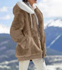 Veste Polaire Oversize à Capuche pour Femme