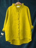 Blouse imprimée manches courtes pour femmes