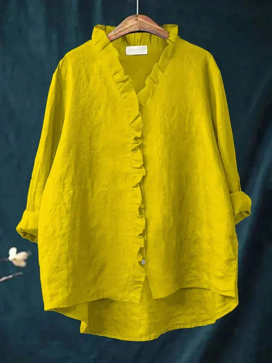 Blouse imprimée manches courtes pour femmes
