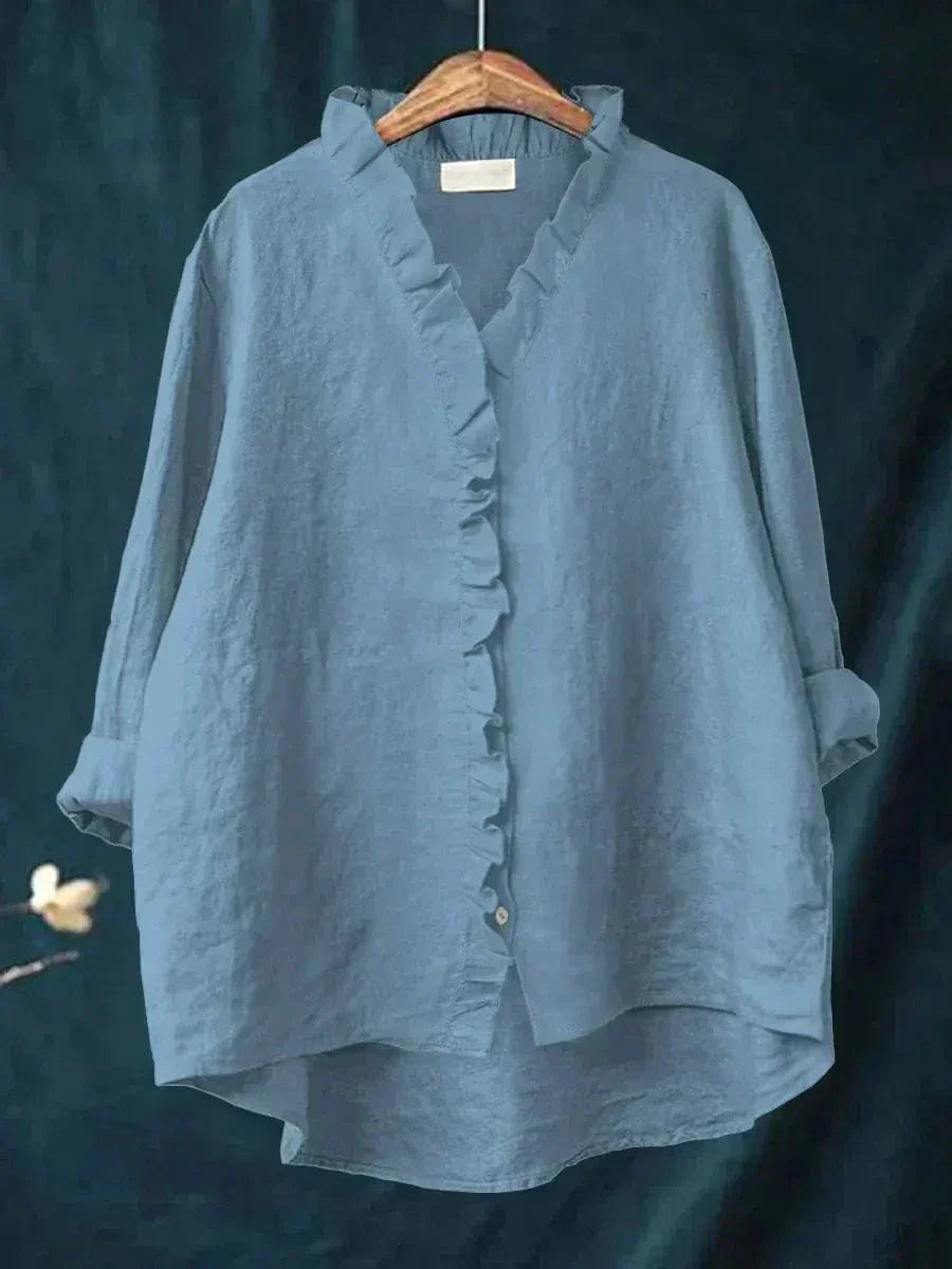 Blouse imprimée manches courtes pour femmes