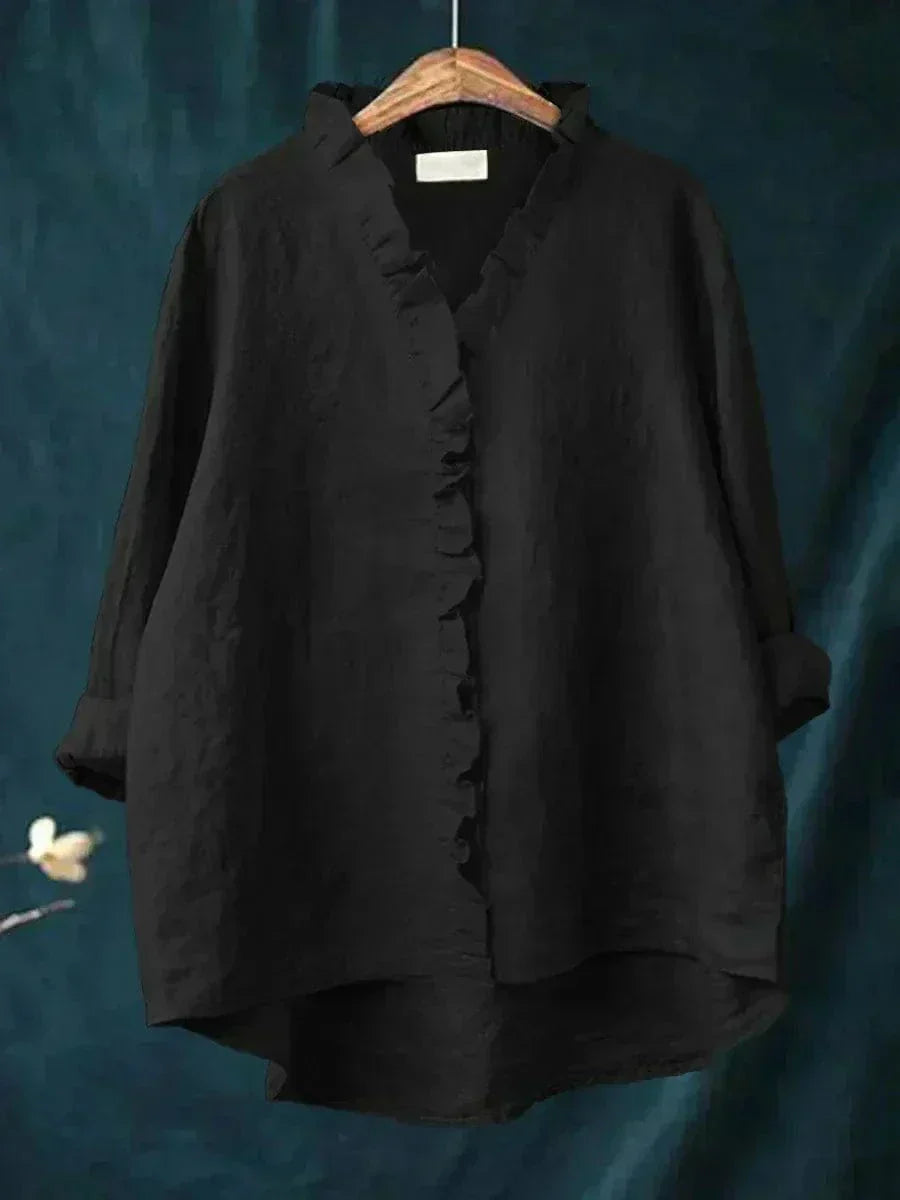 Blouse imprimée manches courtes pour femmes