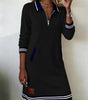 Robe à manches longues en coton pour femmes