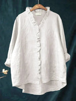Blouse imprimée manches courtes pour femmes