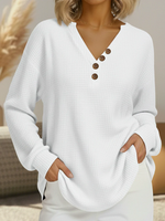 Pull en Tricot Waffle pour Femmes
