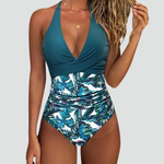 Maillot de Bain Une Pièce Sculptant Décolleté en V pour Femme | Idéale pour l'Été