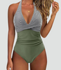 Maillot de Bain Une Pièce Sculptant Décolleté en V pour Femme | Idéale pour l'Été