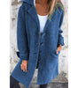 Manteau boutonné à col tailleur pour Femmes