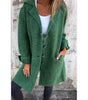 Manteau boutonné à col tailleur pour Femmes