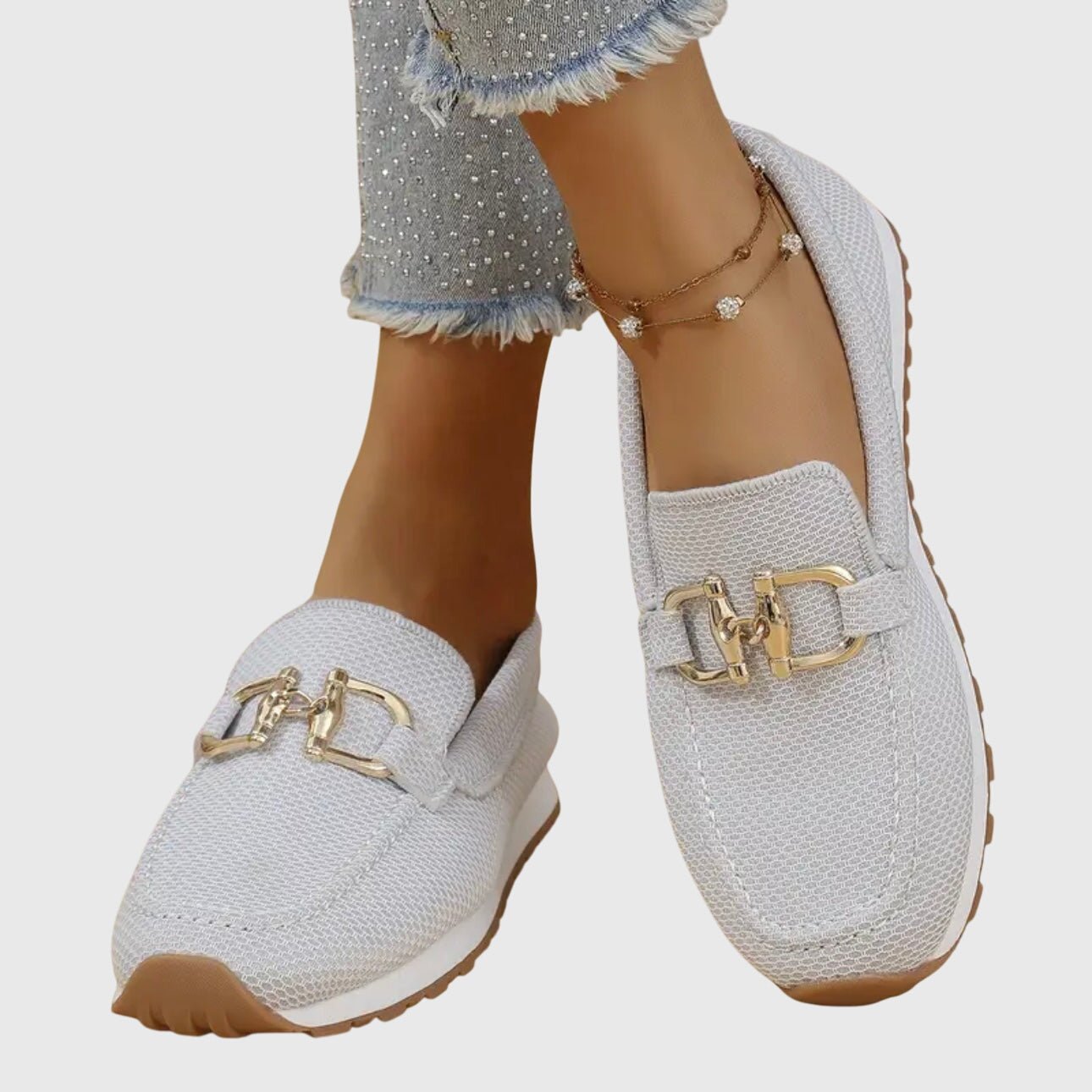 Loafers Flats en Toile pour Femmes - Emilia Lane