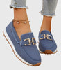 Loafers Flats en Toile pour Femmes - Emilia Lane