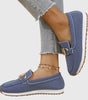 Loafers Flats en Toile pour Femmes - Emilia Lane