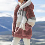 Veste Polaire Oversize à Capuche pour Femme