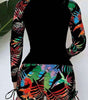 Maillot de Bain Manches Longues Taille Haute pour Femme - Emilia Lane