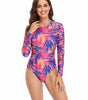 Maillot de Bain Une Pièce à Imprimé Tropical pour Femme - Emilia Lane
