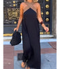 Robe Longue à Bretelles Croisées pour Femmes