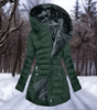 Manteau d'Hiver Long à Capuche pour Femmes - Emilia Lane