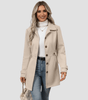 Manteau Élégant Mi - Long pour Femme - Emilia Lane