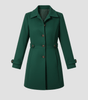 Manteau Élégant Mi - Long pour Femme - Emilia Lane
