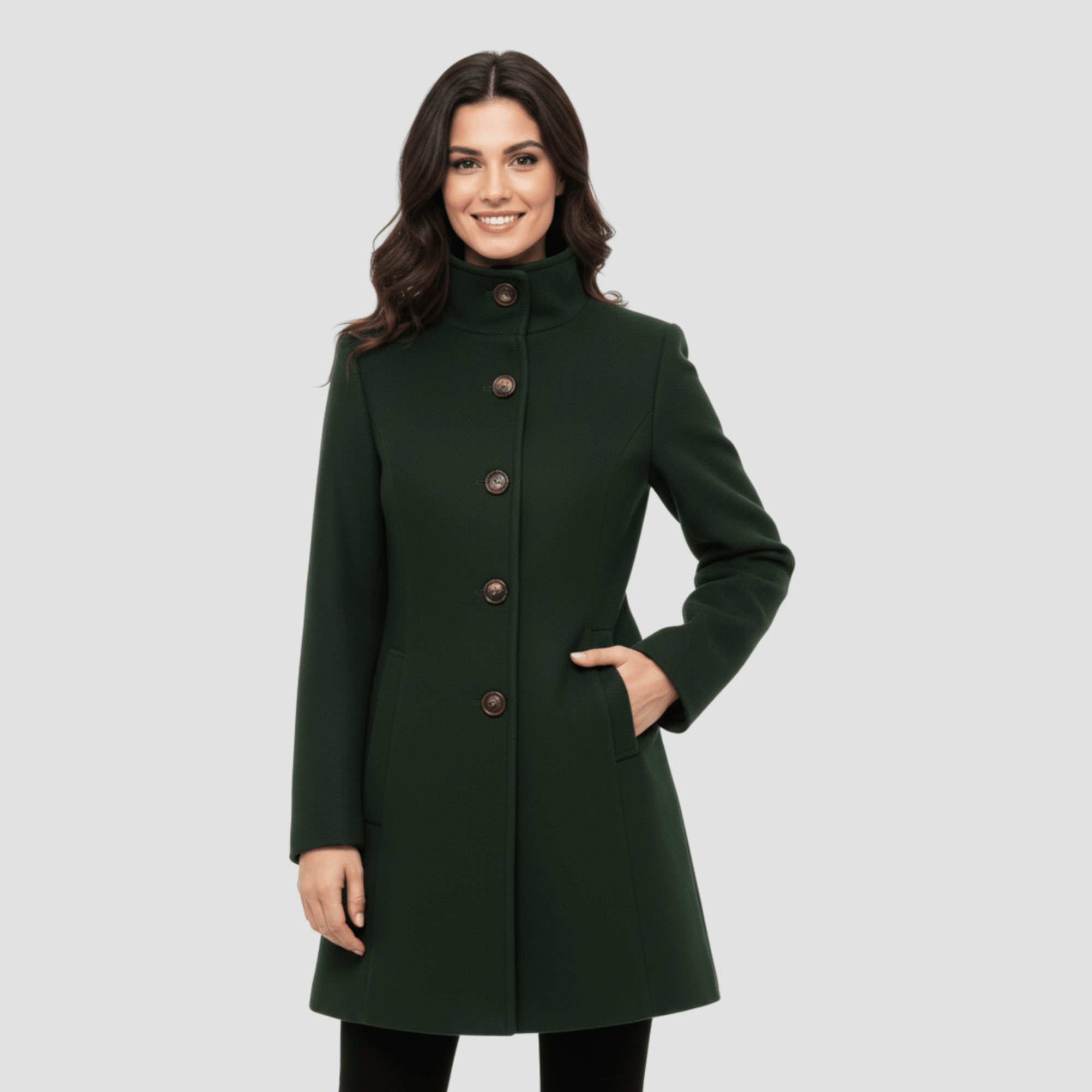 Manteau Élégant Structuré pour Femmes - Emilia Lane