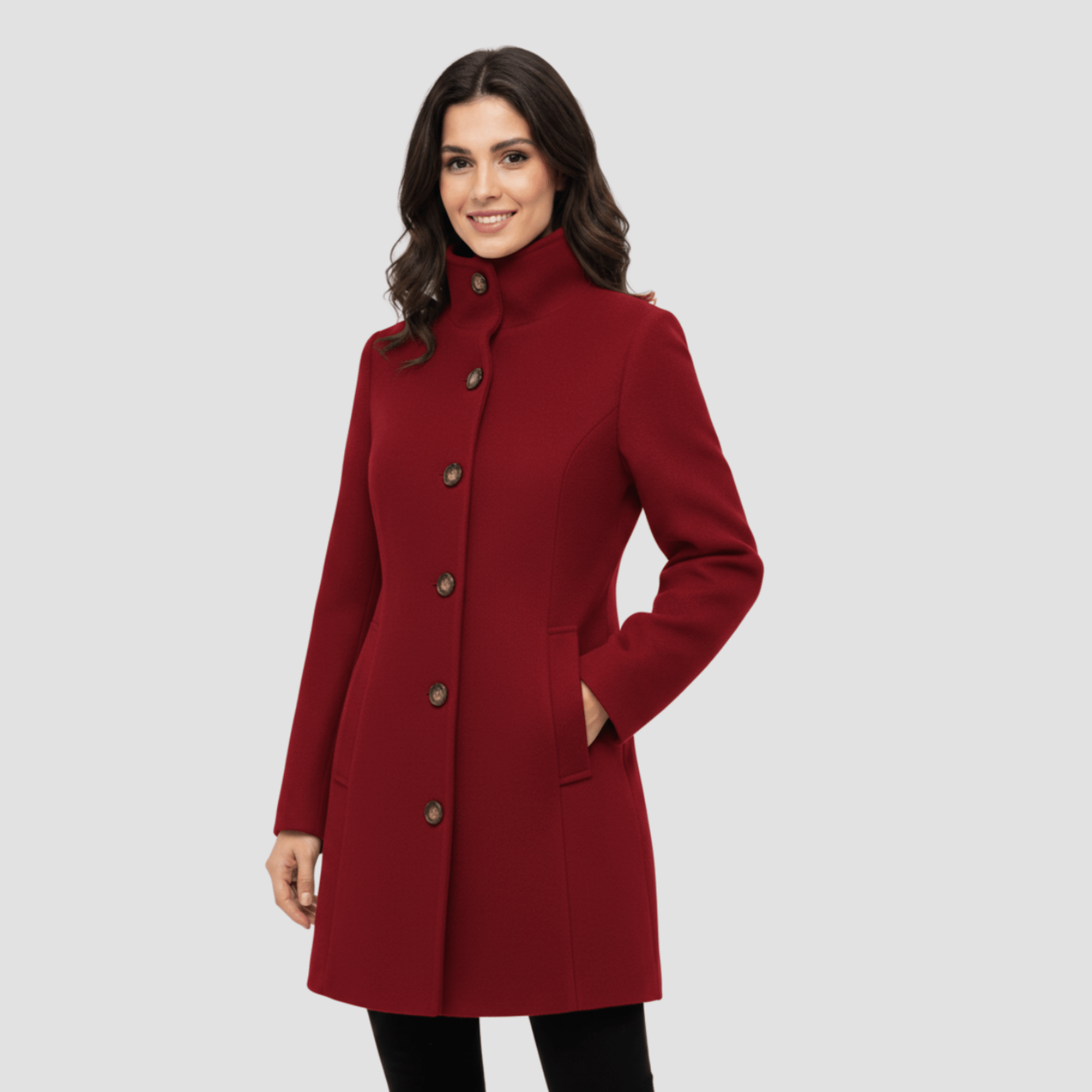 Manteau Élégant Structuré pour Femmes - Emilia Lane
