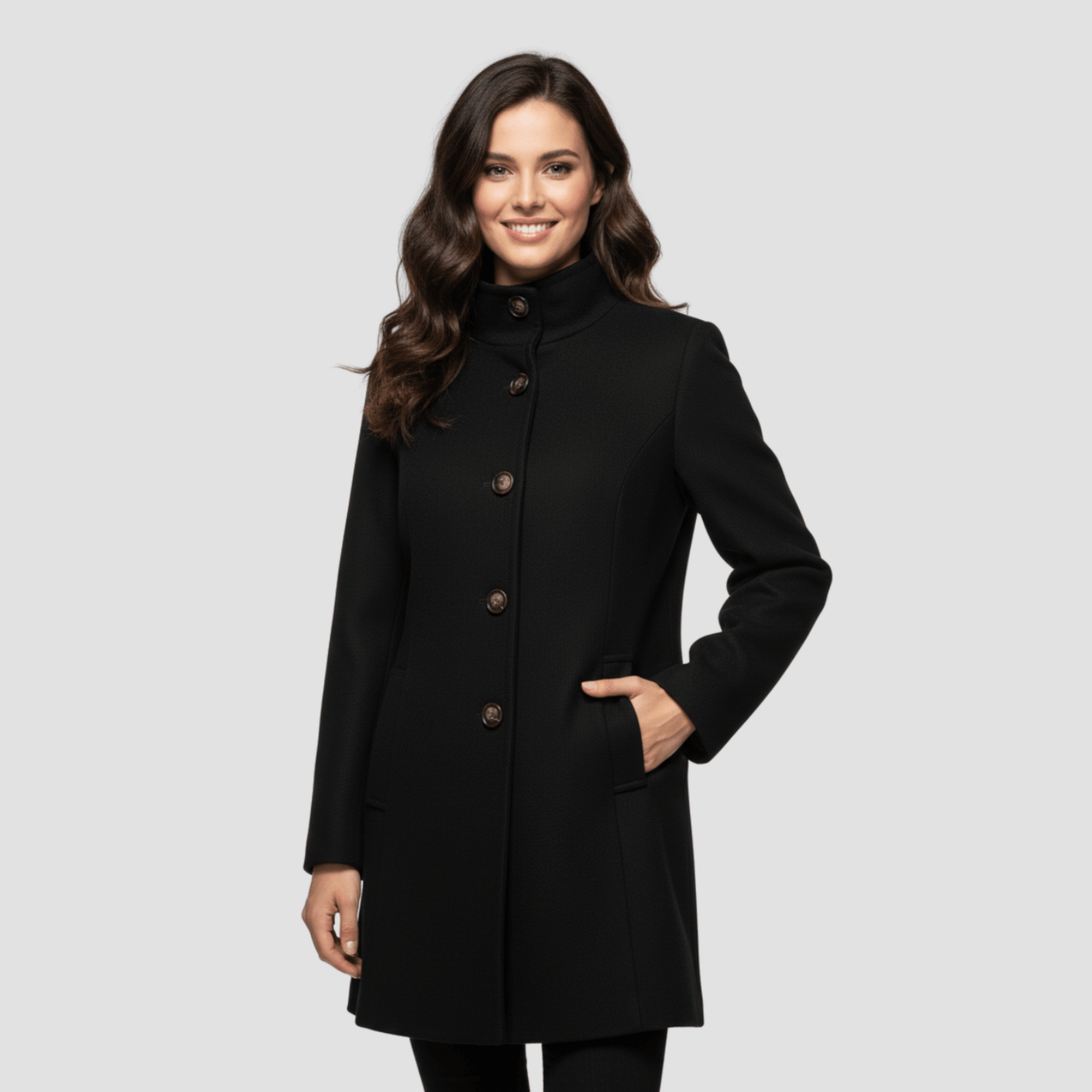 Manteau Élégant Structuré pour Femmes - Emilia Lane