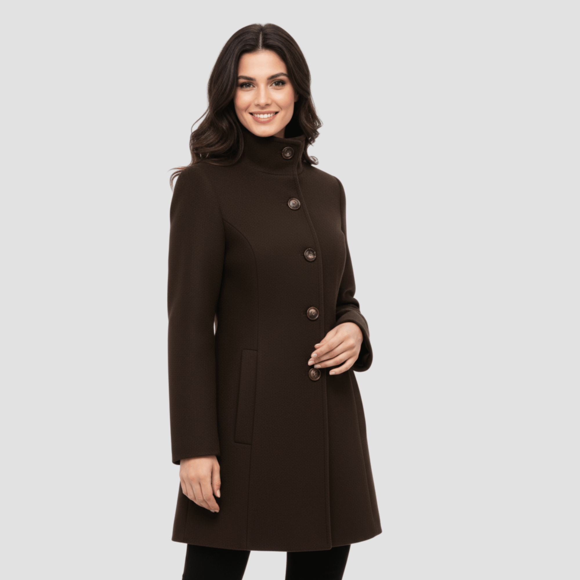 Manteau Élégant Structuré pour Femmes - Emilia Lane
