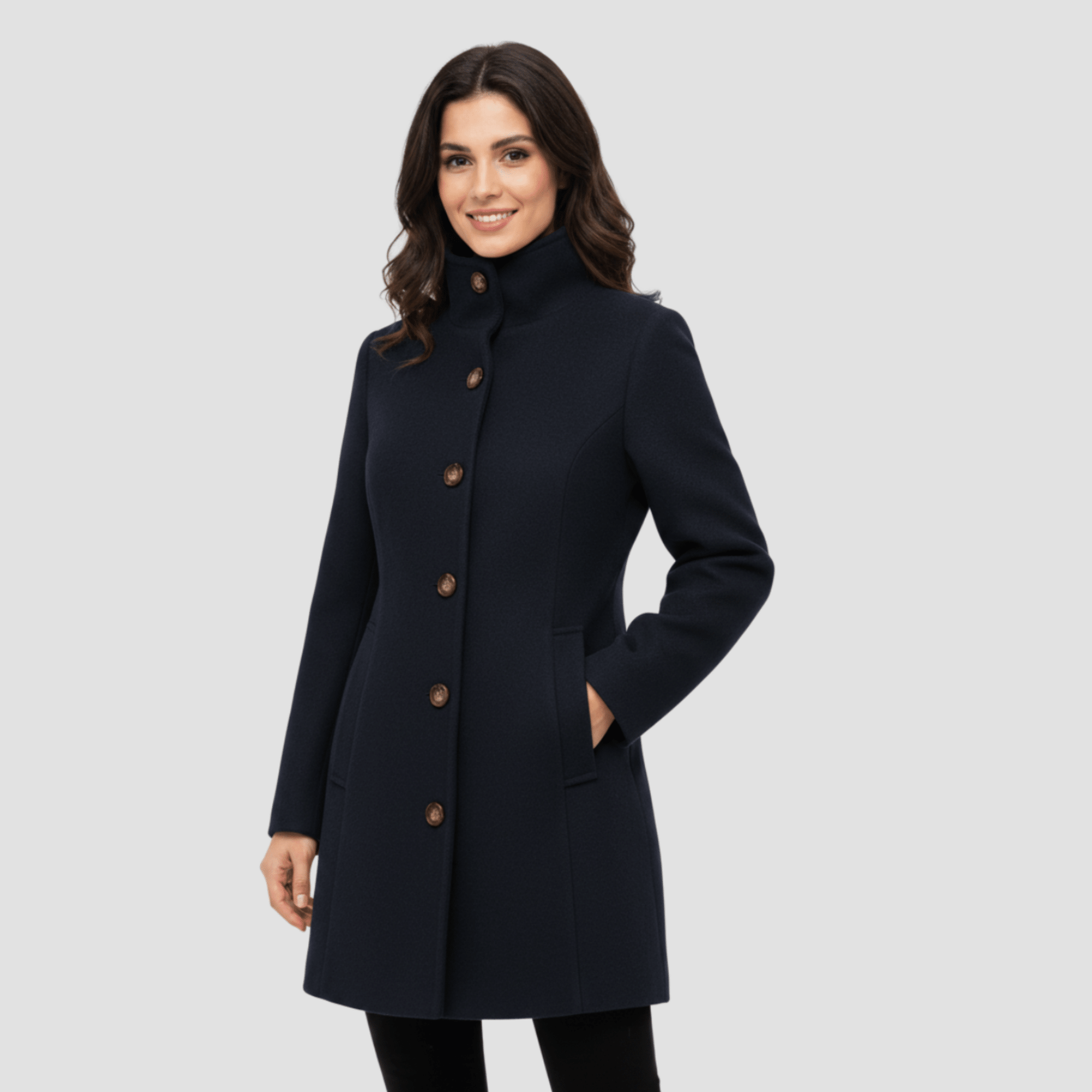Manteau Élégant Structuré pour Femmes - Emilia Lane