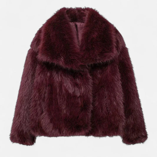 Manteau en fausse fourrure pour femme - Emilia Lane
