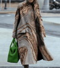 Manteau Imprimé Fleuri à Manches Longues pour Femmes - Emilia Lane