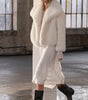 Manteau long en fausse fourrure pour femmes - Emilia Lane