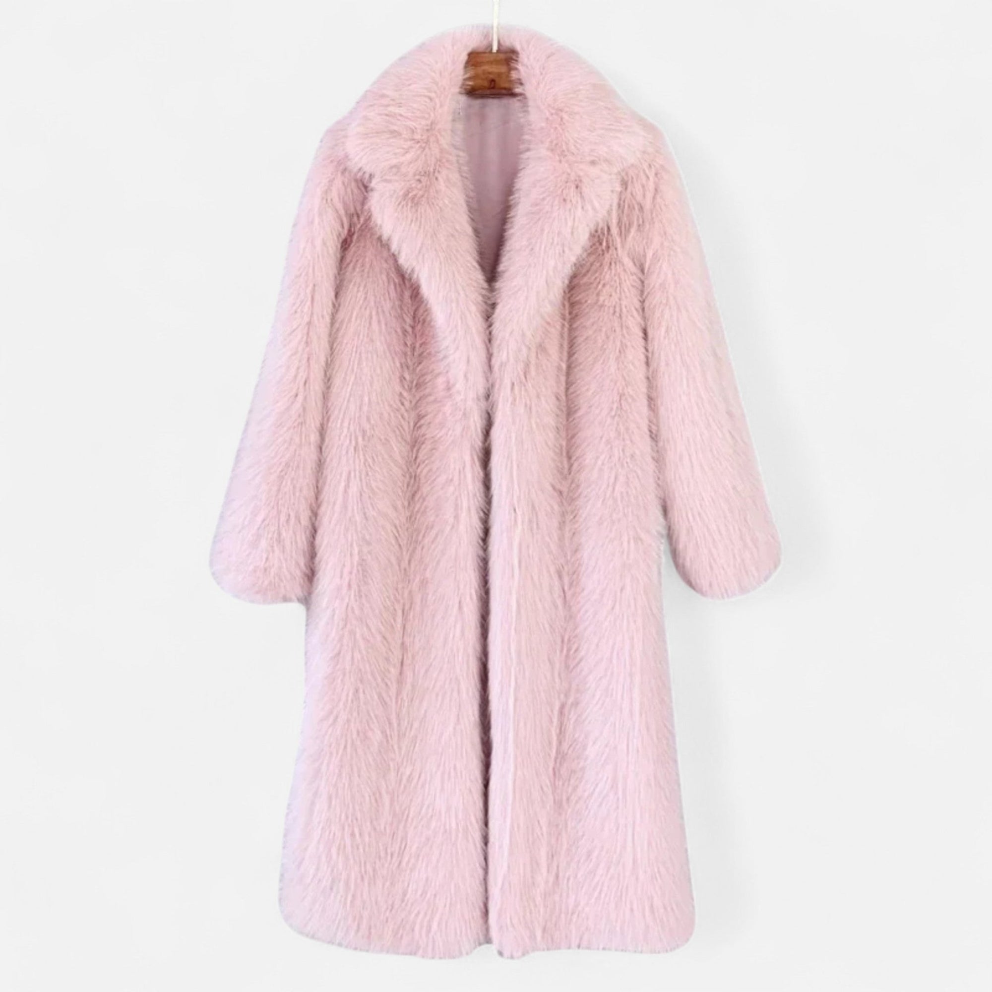 Manteau Long en Fausse Fourrure pour Femmes - Emilia Lane