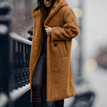 Manteau long en laine d'alpaga pour femmes - Emilia Lane