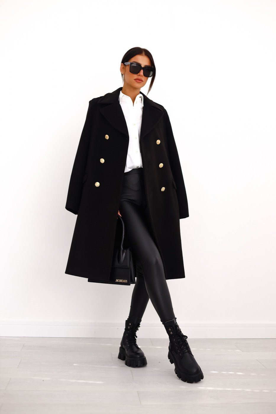 Manteau mi - long boutonné pour Femmes - Emilia Lane