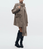 Manteau tricoté court à écharpe pour Femmes - Emilia Lane