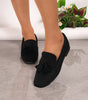Mocassin Confort en Daim à Franges pour Femme