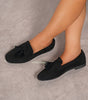 Mocassin Confort en Daim à Franges pour Femme