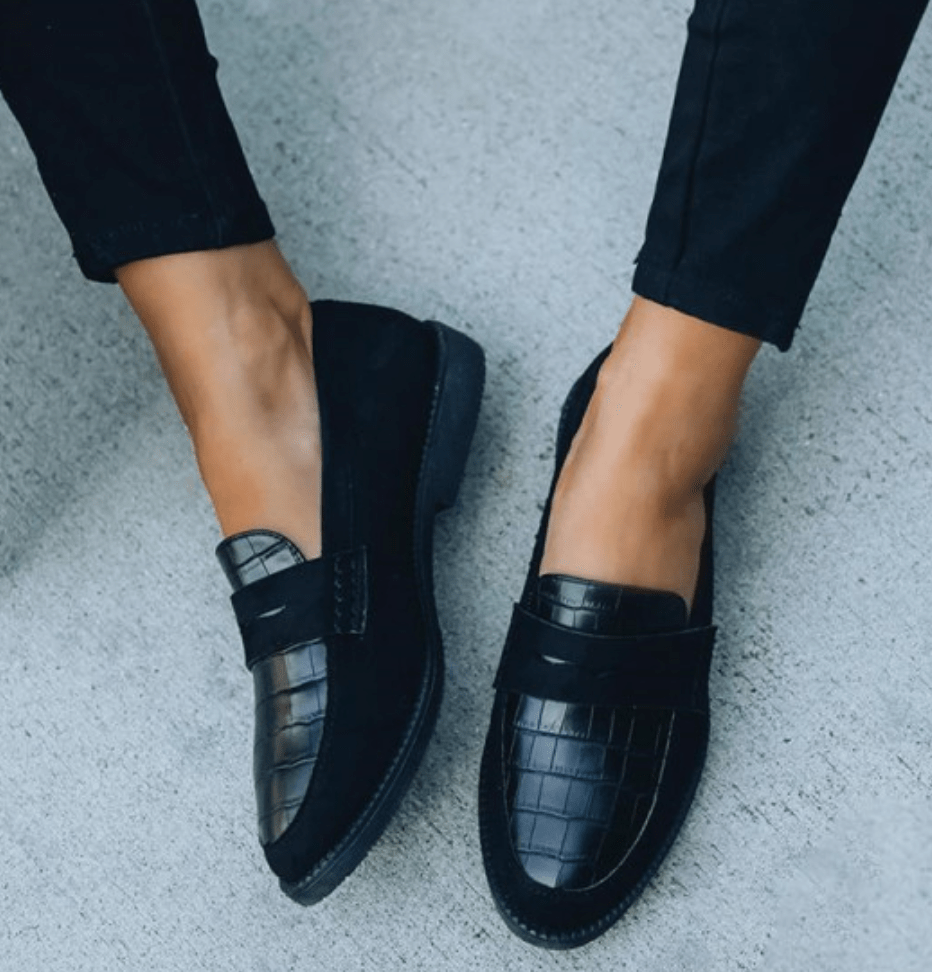Mocassin Confort Souple en Simili Cuir pour Femme