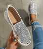 Mocassins à Plateforme Pailletée pour Femmes - Emilia Lane