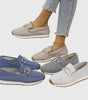 Mocassin Confort et Souple en Maille pour Femme