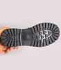 Mocassin Penny Loafer en Similicuir à Semelle Plateforme pour Femme