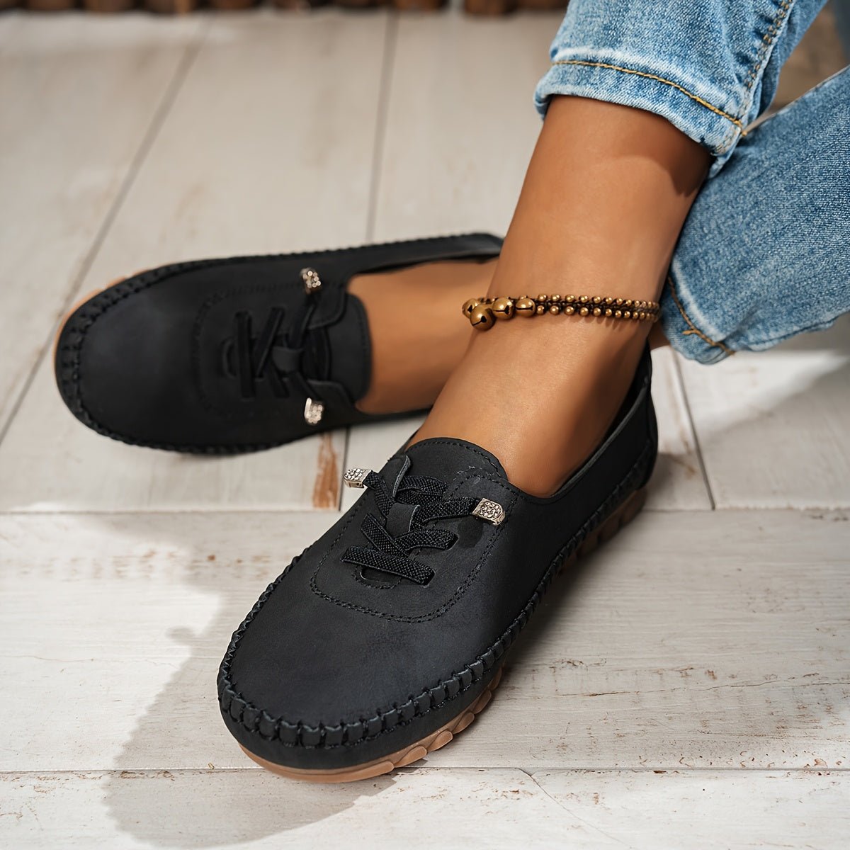 Mocassins Souples à Soutien Intégral pour Femmes - Emilia Lane