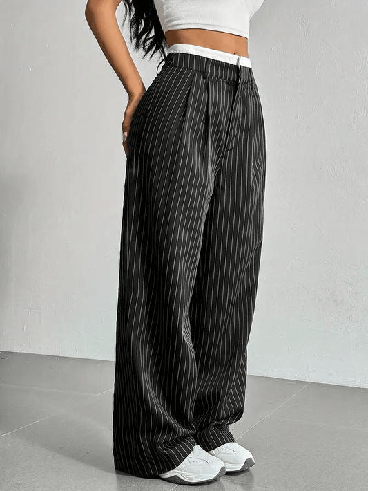 Pantalon à rayures fines pour Femmes - Emilia Lane