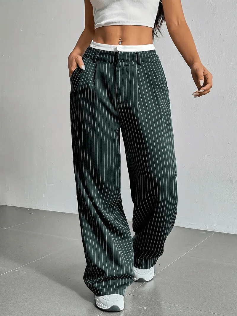 Pantalon à rayures fines pour Femmes - Emilia Lane