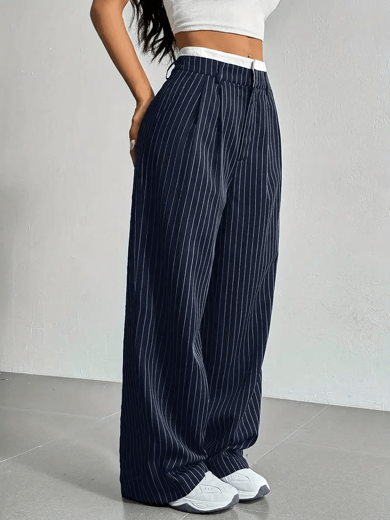 Pantalon à rayures fines pour Femmes - Emilia Lane