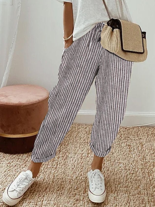 Pantalon Décontracté en Lin pour Femme | Idéal pour le Quotidien - Emilia Lane