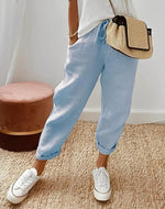 Pantalon Décontracté en Lin pour Femme | Idéal pour l'Été